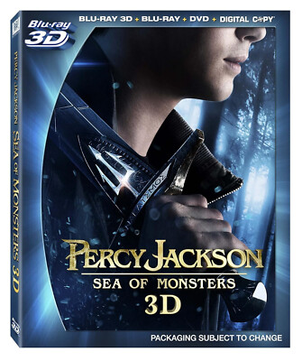 Percy Jackson: Sea of Monsters (Blu-ray 3D / Blu-ray / DVD + Digital Copy) NEW! 
