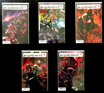 Blood Hunt # 1 - 5, 2 3 4 Complete Set Run, 1st Print Main Cover A, Brand New