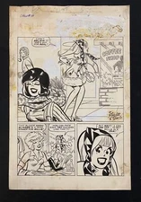 Chili #10 Page 1 Original Comic Art Splash Page Stan Goldberg