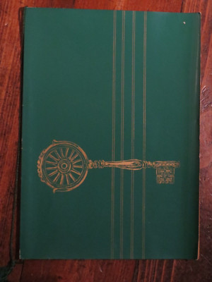 VTG. Dinner Menu Key Club Signed - Manager Dec.22,1965 Merry Christmas E. Coast