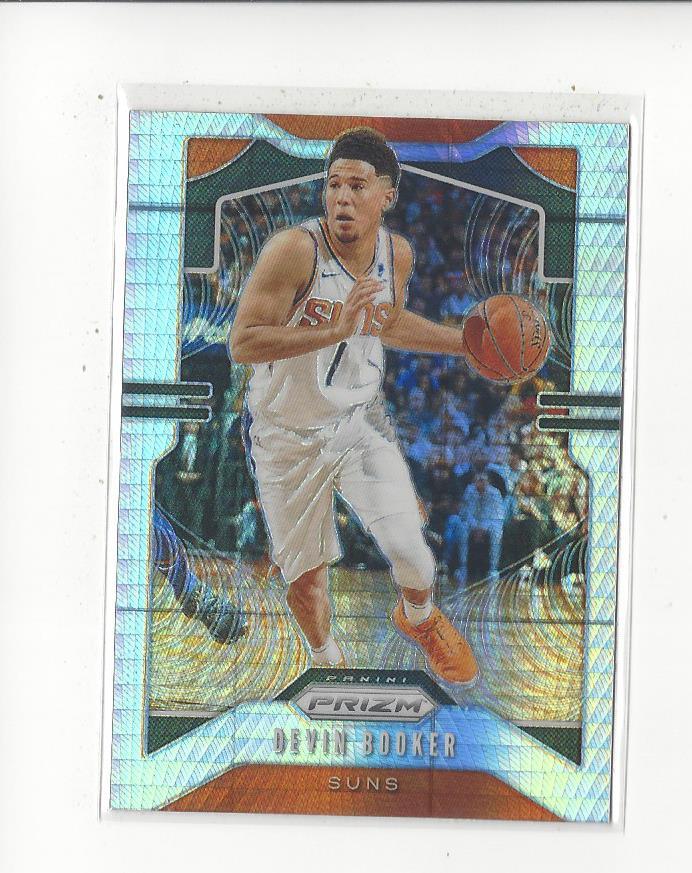 2019-20 Panini Prizm Prizms Hyper #67 Devin Booker Suns