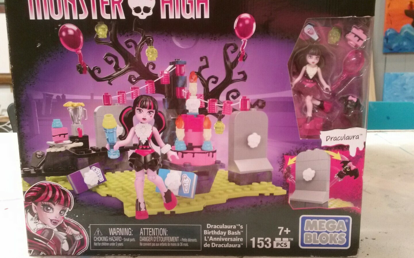 Mega Bloks Monster High Draculaura S Birthday Bash Ebay