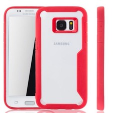 Phone Case For Samsung Galaxy S7 Edge Protective Case Back Cover Bumper Red