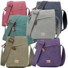 Troop London Classic Small Extra Strong Canvas Cross Body Shoulder Bag TRP0239