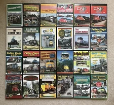 Railroad DVDs by Green Frog - Steam, Diesel, and more