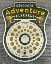 G-Loomis Metal Sign Adventure Fly Reels New! RARE