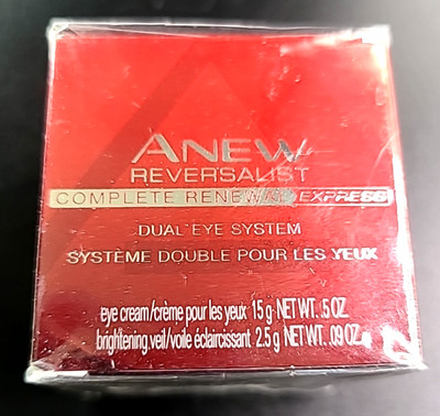 Avon Anew Reversalist Complete Renewal Express Dual Eye System .5 oz Sealed NEW