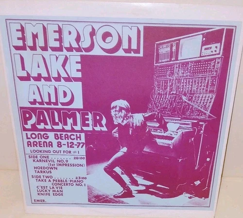 Emerson, Lake and Palmer - Live From Long Beach 1977 Vinyl LP Looking Out 4 # 1