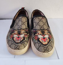 Scarpe Gucci Originali Slip-on In Tela Supreme GG Tg 38,5