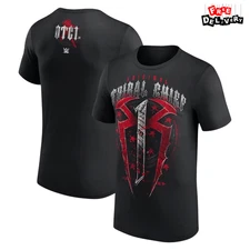 SALE!!! Roman Reigns OTC1 Tribal Chief T-Shirt, Black Gildan Reprint, Wrestling