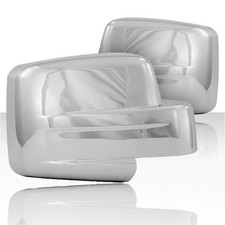 Full Mirror Cover Set For 2007-2016 Jeep Patriot - Chrome - Arfm095 Full Mirror Cover Set For 2007-2016 Jeep Patriot - Chrome - Arfm095