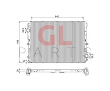 Wasserk&uuml;hler Motork&uuml;hlung F&Uuml;R MERCEDES BENZ CLS C257 2018- 0995 001803 Neu