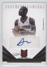 2012-13 Panini Momentum Monumental Marks 49/99 Anthony Morrow #21 Auto 0v1