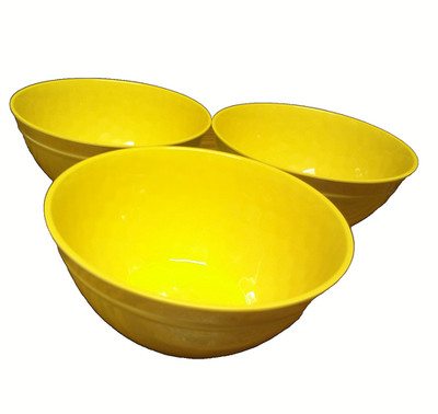 3pc Threshold Yellow Melamine Cereal/Soup Bowls 3x6'' Threshold for Target    375