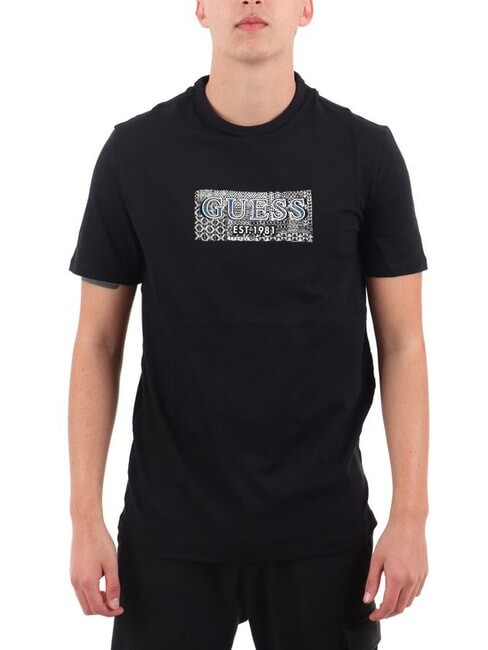 tshirt uomo GUESS ss cn box tshirt Jetbla M  scelta=P Jetbla M5GI19J1314JBLK.M