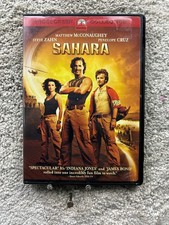 Sahara DVD 2005 Widescreen Collection McConaughey Zahn Cruz Special Features