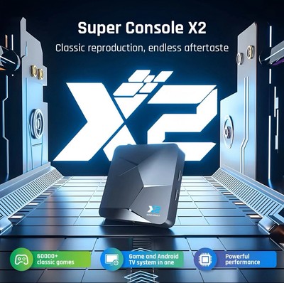 Super Console X2 Pro Retro Gaming Console   90,000+ Games 4K HD Dual System
