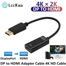 DP to HDMI Adapter Converter 4K 1080P Male to Female DisplayPort to HDMI-Compati