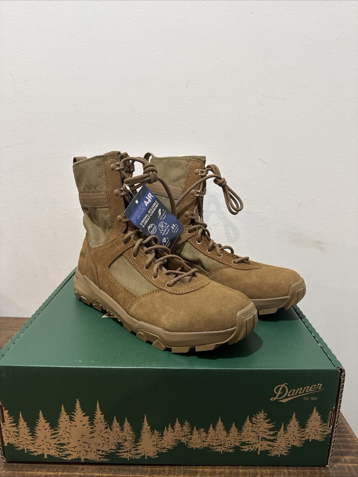 DANNER Sonic 8" Lightweight Tactical Hiking Boots Men's SZ 11 Coyote Hot 54430
