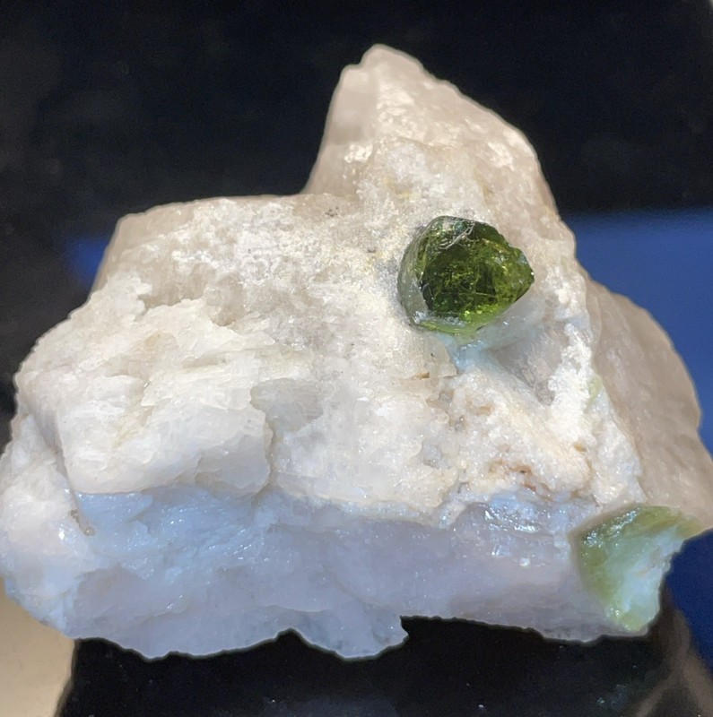STUNNING GEM TOURMALINE IN MINIATURE QUARTZ PAPROK, AFGHANISTAN 