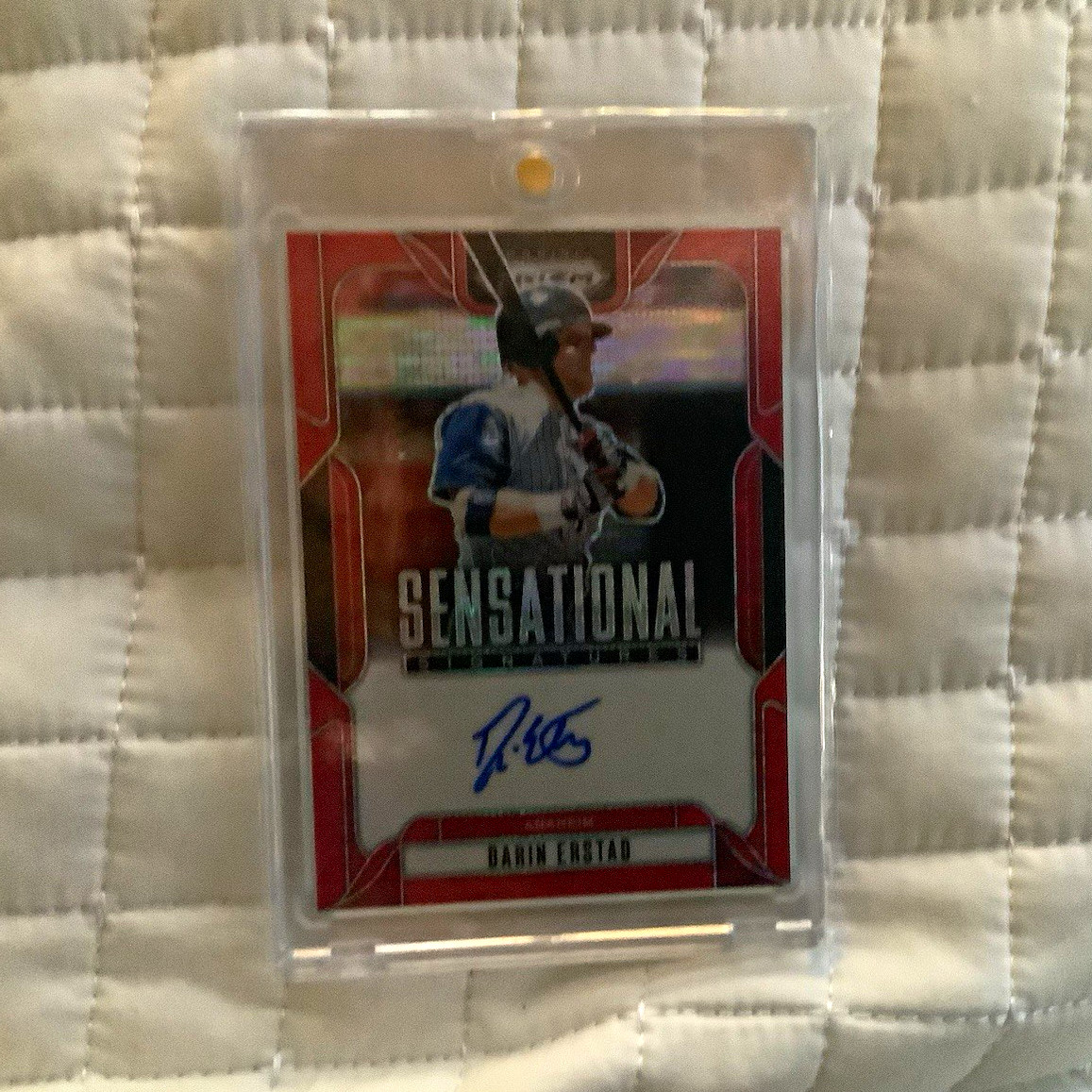 2025 Panini Prizm Darin Erstad Sensational Signatures #SS-DE Auto Angels