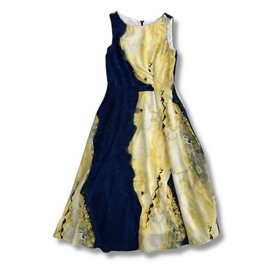 navy and gold wedding guest dress 40 Navy Blue and Gold Wedding Ideas 2024