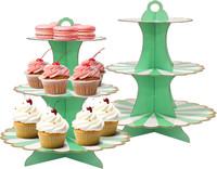 2 StüCk TortenstäNder Aus Karton, 3 Etagen Cupcake StäNder Dessert Turm – Muffin