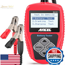 ANCEL BA101 12V Digital Battery Tester 100-2000 CCA Charging Cranking Analyzer