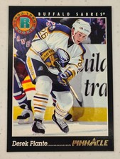 1993-94 Pinnacle - Rookie Derek Plante #435 (RC)Hockey Card. rookie card picture
