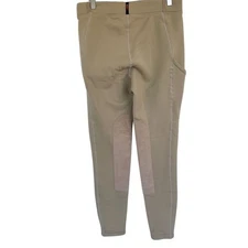 Irideon Women's Beige Riding Breeches XL Full Seat Pull-On Casual Pants