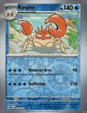 Pokemon Kingler 099/165 SV: Scarlet & Violet 151 NM Uncommon