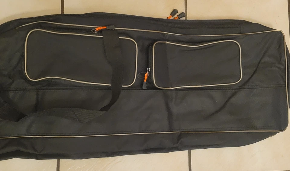 Estojo organizador de vara de pesca Sougayilang 3 camadas saco de armazenamento vara de pesca 63" - Imagem 3 de 3