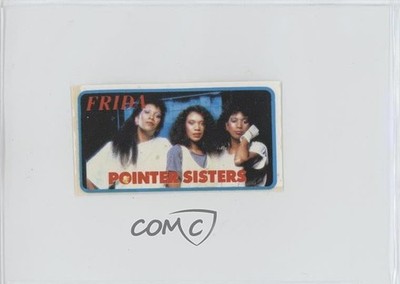 1983-88 Frida Magazine Music and Film Stars Stickers Pointer Sisters 02ro