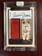 2025 Panini One And One Sophie Cunningham Patch Autograph /75 Fever Clean!