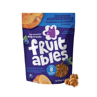 Fruitables Baked Dog Treats, Healthy 7 Ounce (Pack of 1), Pumpkin & Blueberry