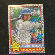 2025 Topps Heritage - Shohei Ohtani #148 Chrome Silver Sparkle Refractor