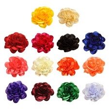 Big Flower Hairpin Multicolor Performance Barrette for Women Girls Party Wedding