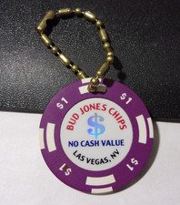 BUD JONES CHIPS FABRICANT 1 $ NCV PORTE-CLÉS jeton de poker de jeu
