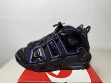 Nike Air More Uptempo GS Black Action Grape Purple Kids DX5954-001 Sizes
