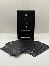 MOON Dissolving Teeth Whitening Strips,  28 Strips Easy-to-Use, No Rinse White