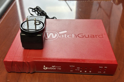 WatchGuard Firebox T10 DS1AE3 Gigabit Firewall w/ Adapter