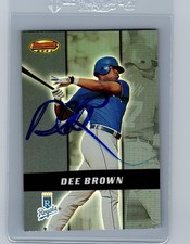 2000 Bowman's Best - Dee Brown #117 AUTO AUTOGRAPHED SIGNED KC ROYALS