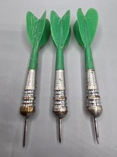 Vintage Set of Darts With Green Plastic Flights - 22g