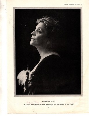 1923 Theatre - Eleanora Duse Original print