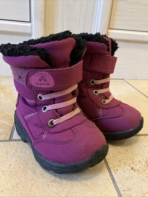 Kamik Winterstiefel Mädchen Boots Größe 24 In Beere Top Zustand