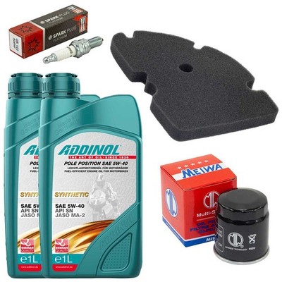 Ölfilter Öl 2L Luftfilter Zündkerze Wartung für Vespa GTV 250 ie M45102 2007-11