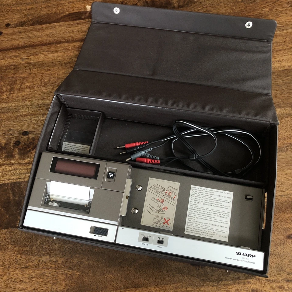 SHARP CE-150 POCKET COMPUTER ORIGINAL CASE PRINTER DRUCKER INTERFACE für PC-1500
