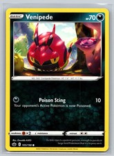 Venipede 105/198 Chilling Reign Pokemon TCG Dark Type Basic Centipede Pokemon