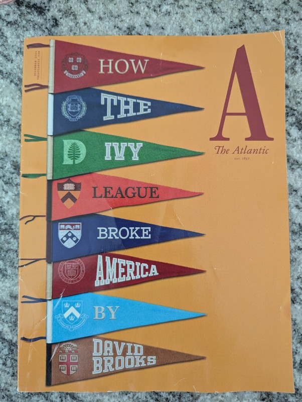 HOW THE IVY LEAGUE BROKE AMERICA December 2024 THE ATLANTIC Magazine