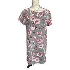Pim + Larkin Anthropologie Floral Short Sleeve Midi Sheath Dress Medium